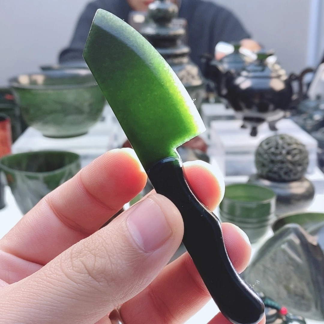 和田玉（青玉）把件未镶嵌