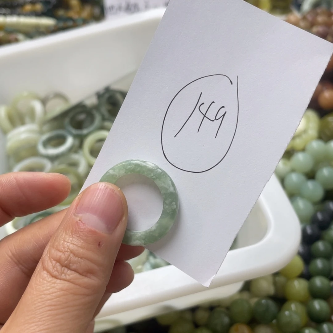 蛇纹石玉手链未镶嵌桃*妞