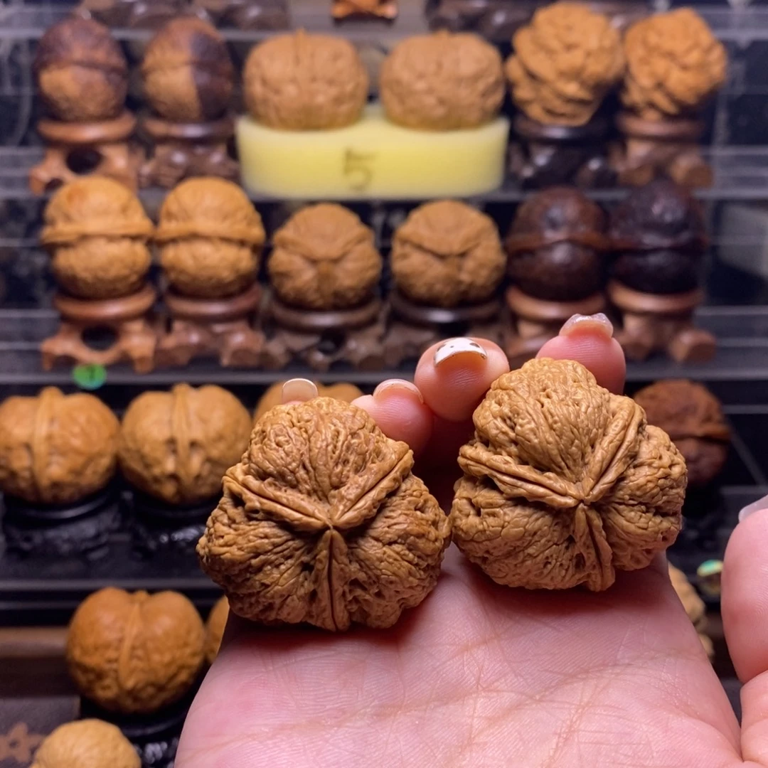 把件文玩核桃Z14六面蟾三棱36尺