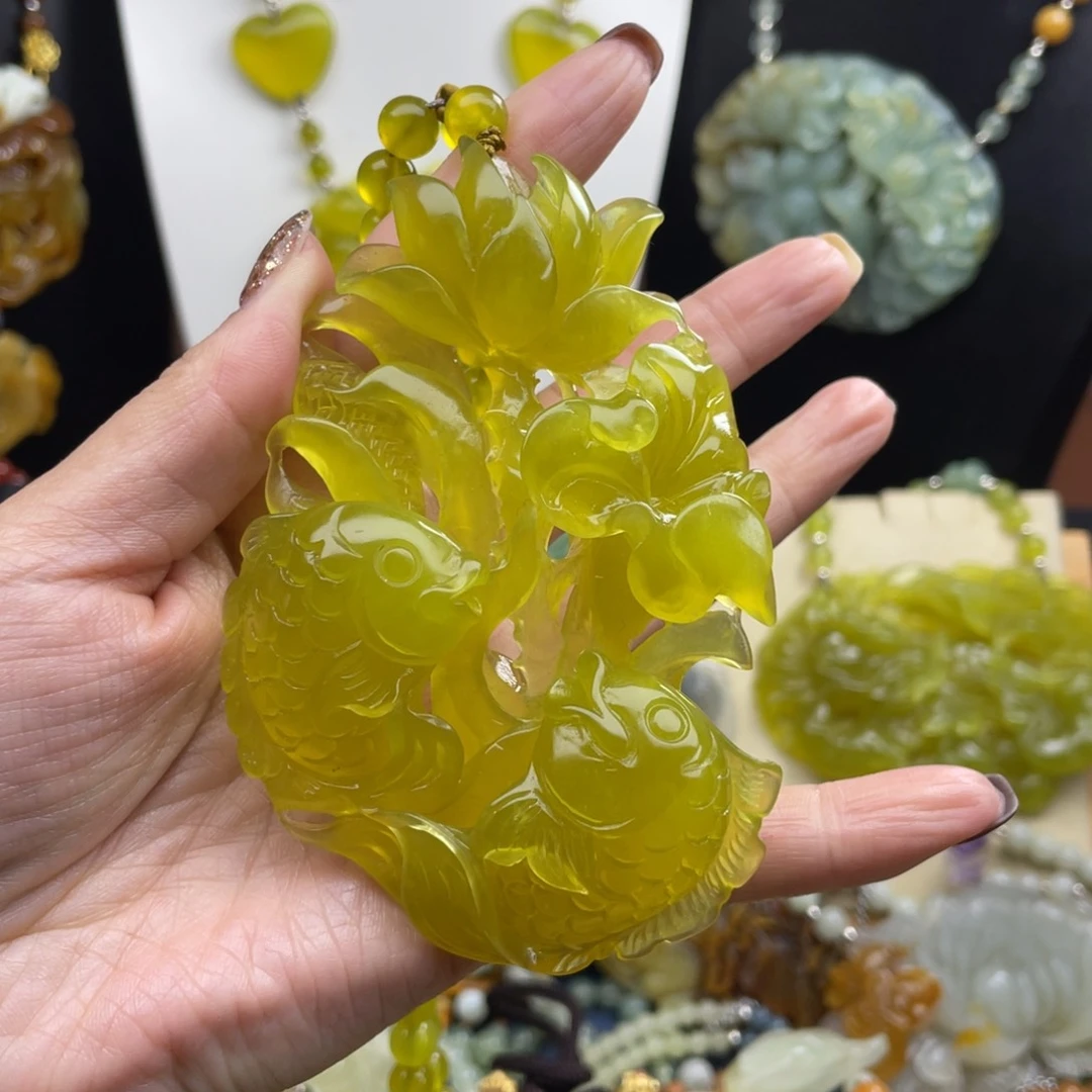 未镶嵌岫玉项链8888