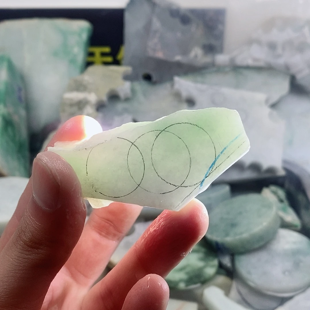 散珠翡翠天然缅甸翡翠a货60