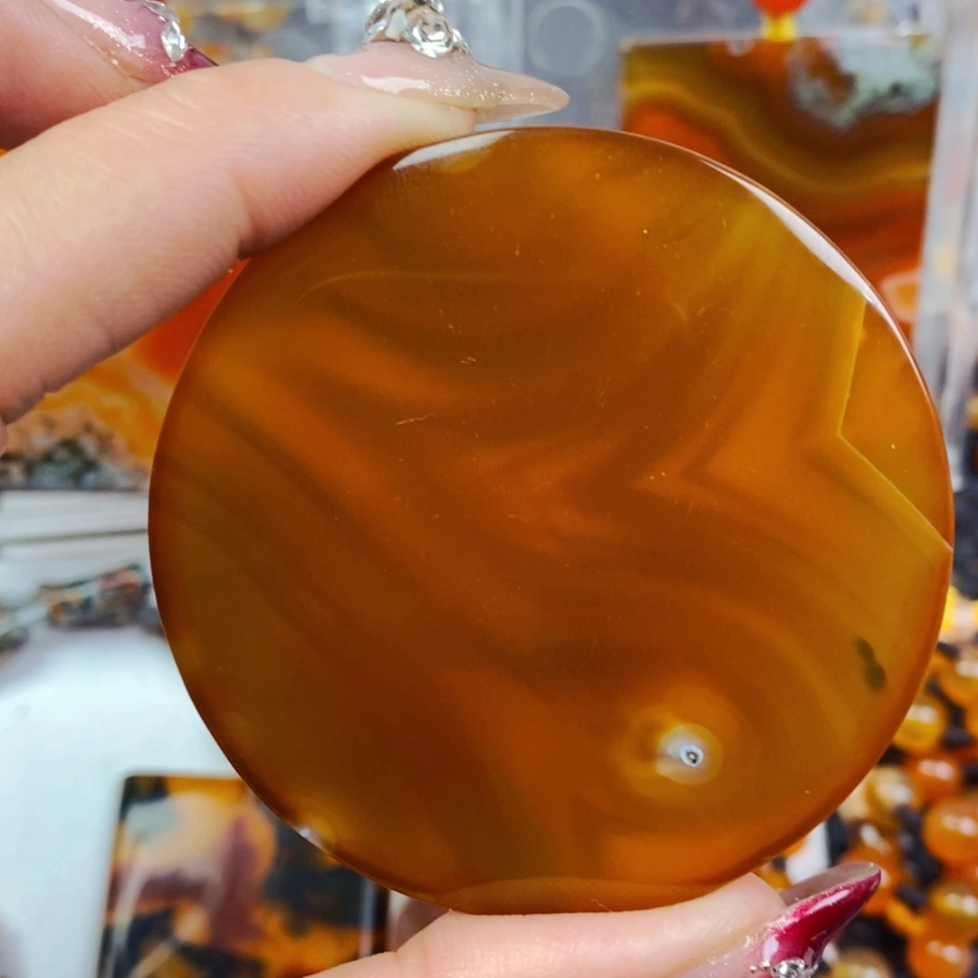 玛瑙/玉髓颈饰未镶嵌杰*348