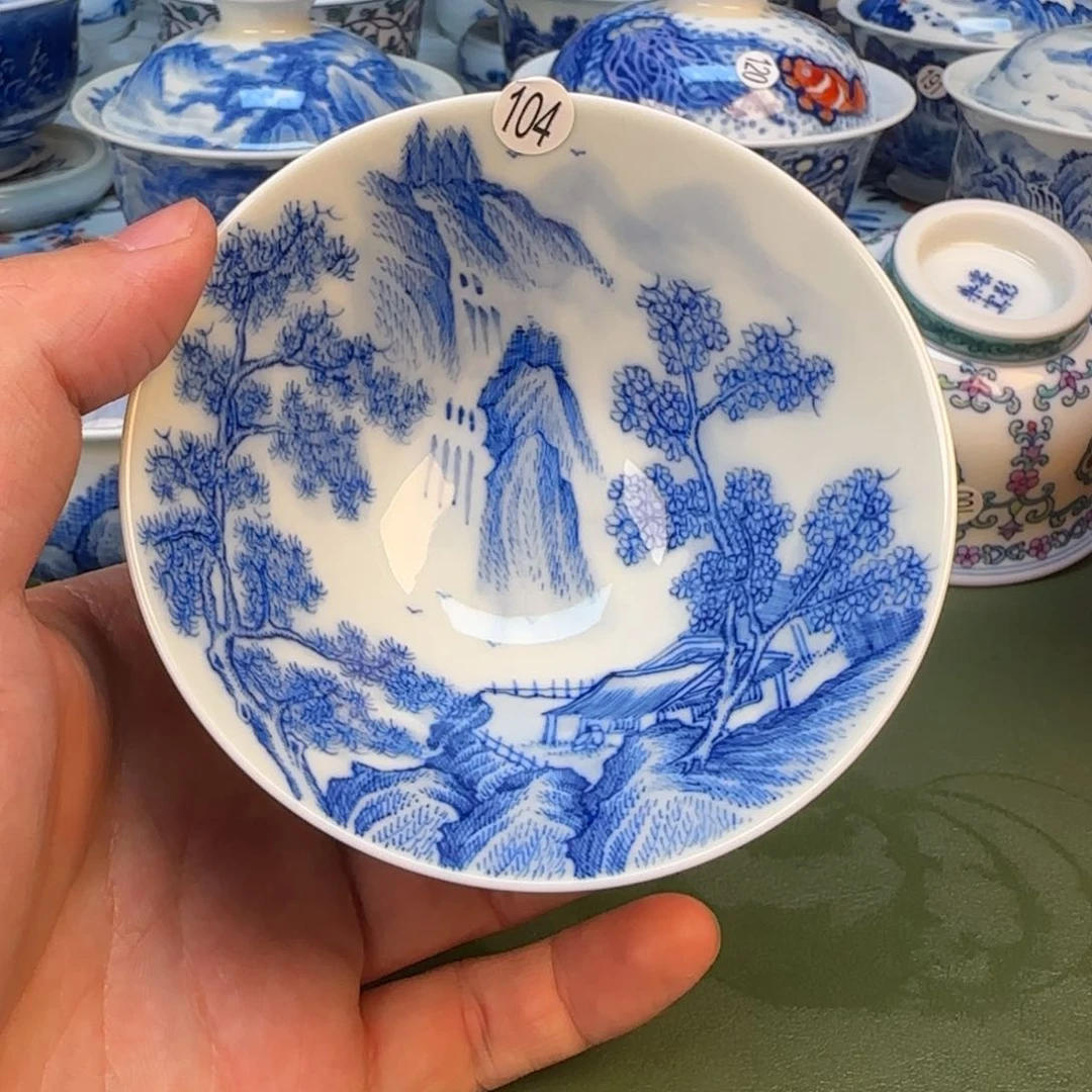 彦祖纯手工手绘茶具104