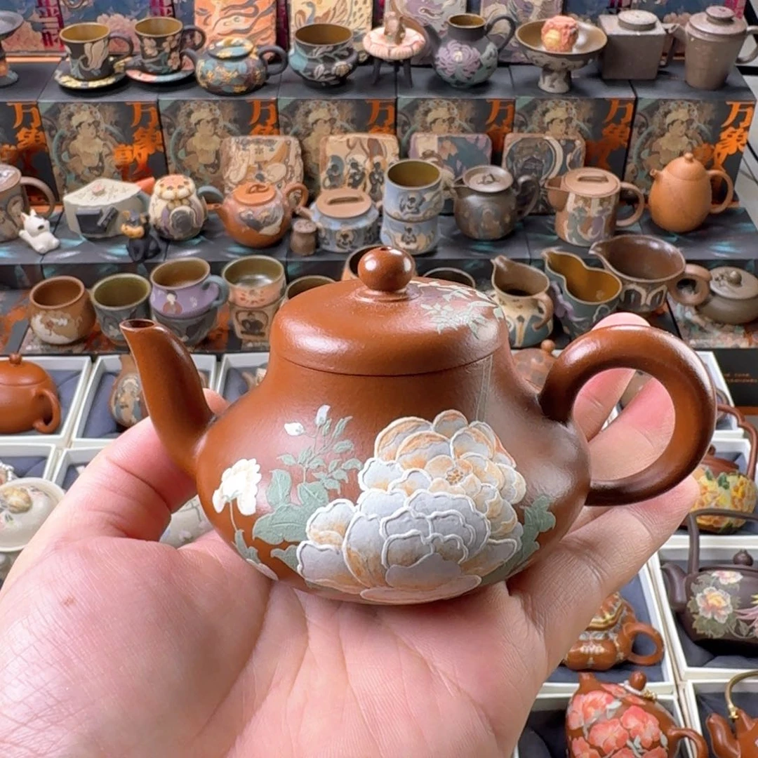 茶壶紫砂150ml原矿精工半手