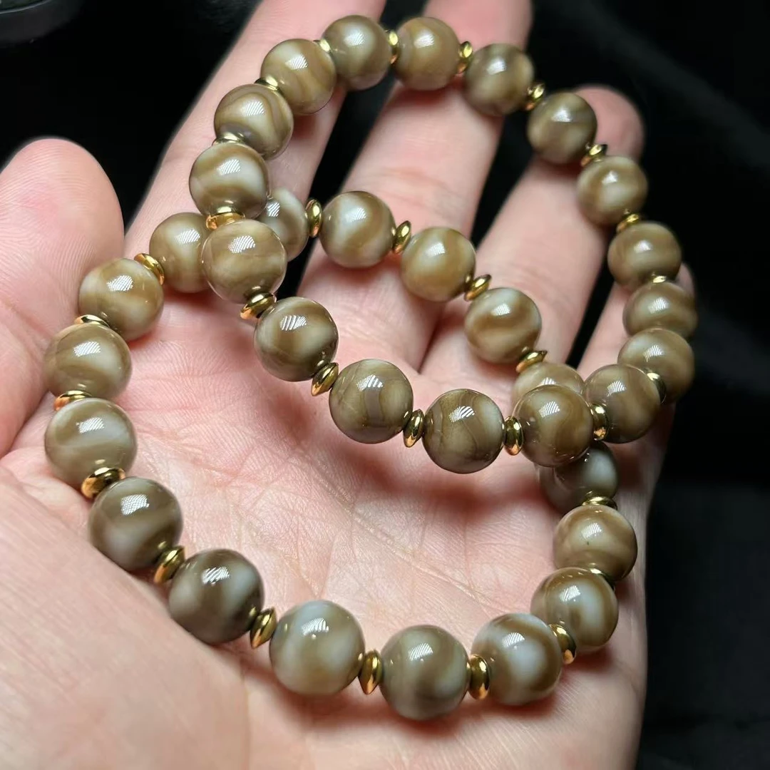 【天赐精选】 TC28483-玛瑙单圈手串（牙牙）-多样性发其一-10mm-