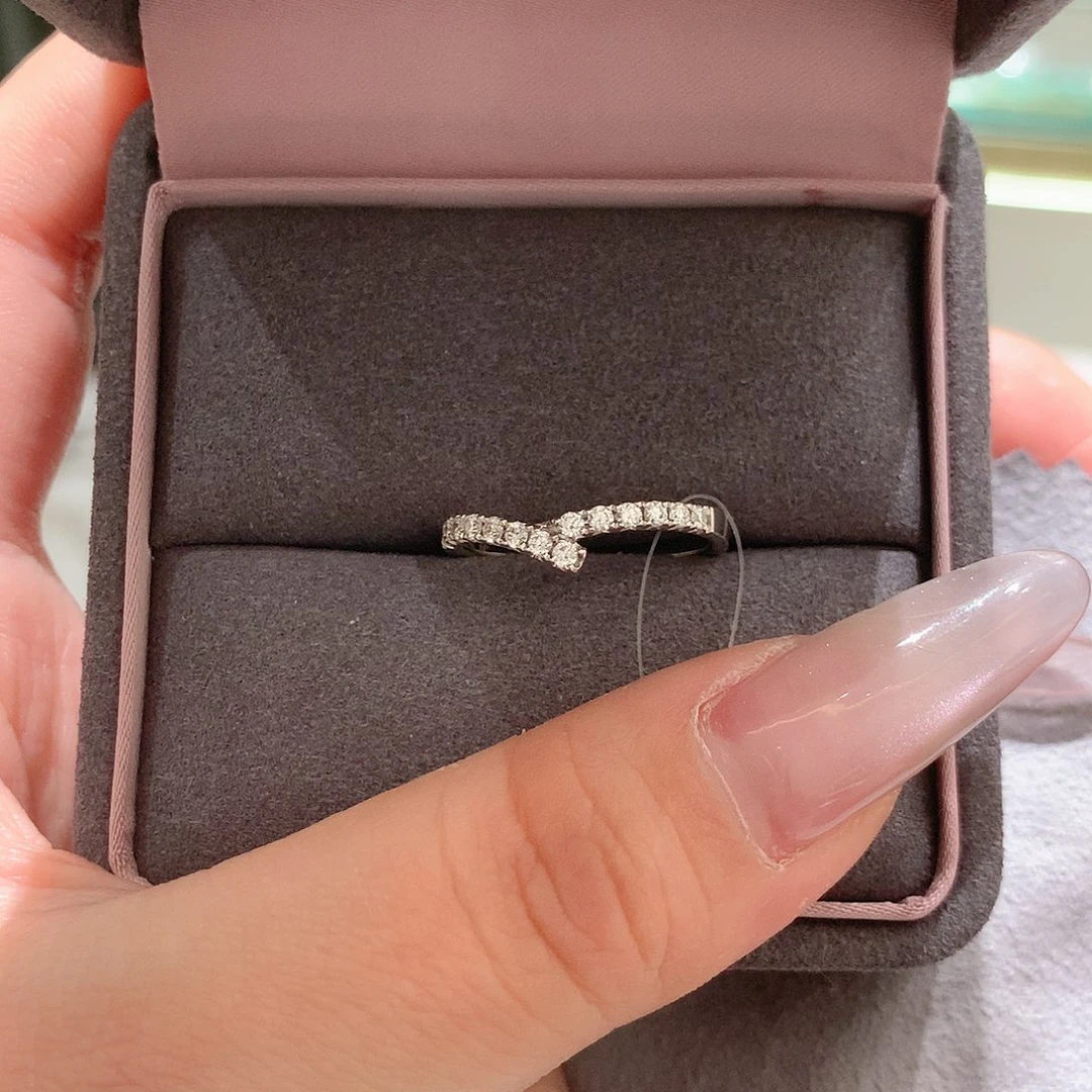 实验室培育钻石18K金镶嵌多***米15