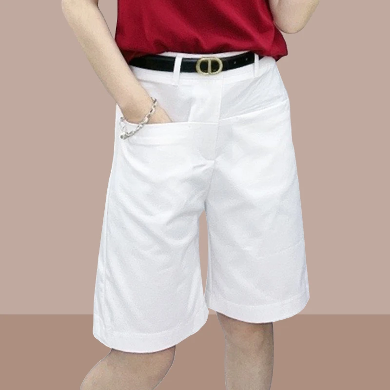 五分短裤女款爆款2025新款夏季休闲五分裤女工装运动裤薄款中裤子