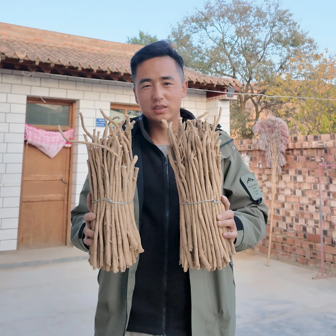 农户自种黄芪，黄芪段，干货