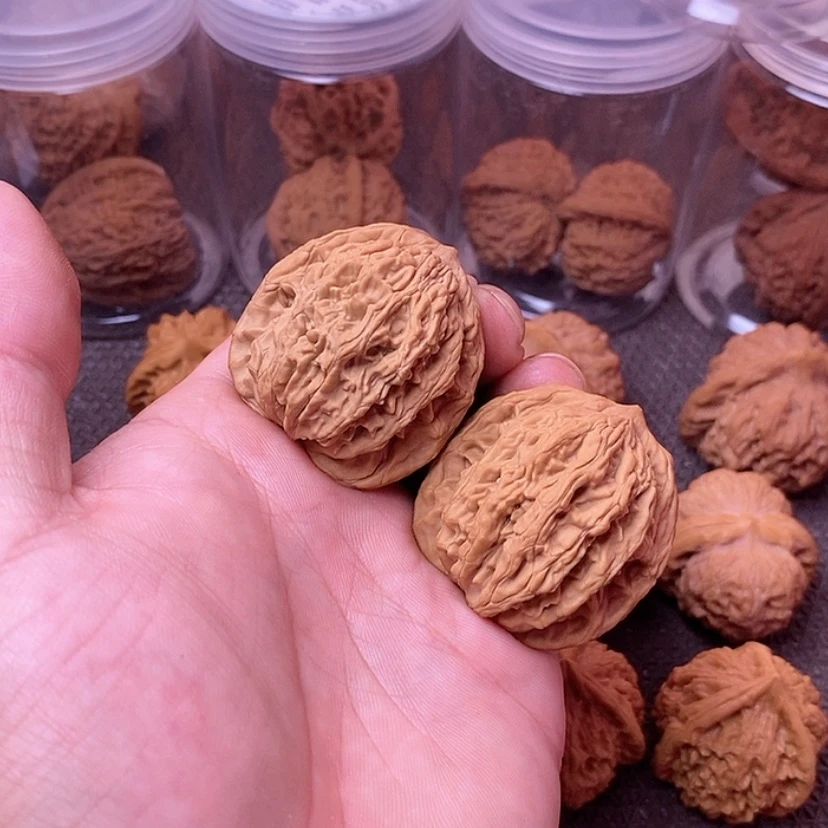 【闪购商品】吊坠文玩核桃40麦穗虎头全品