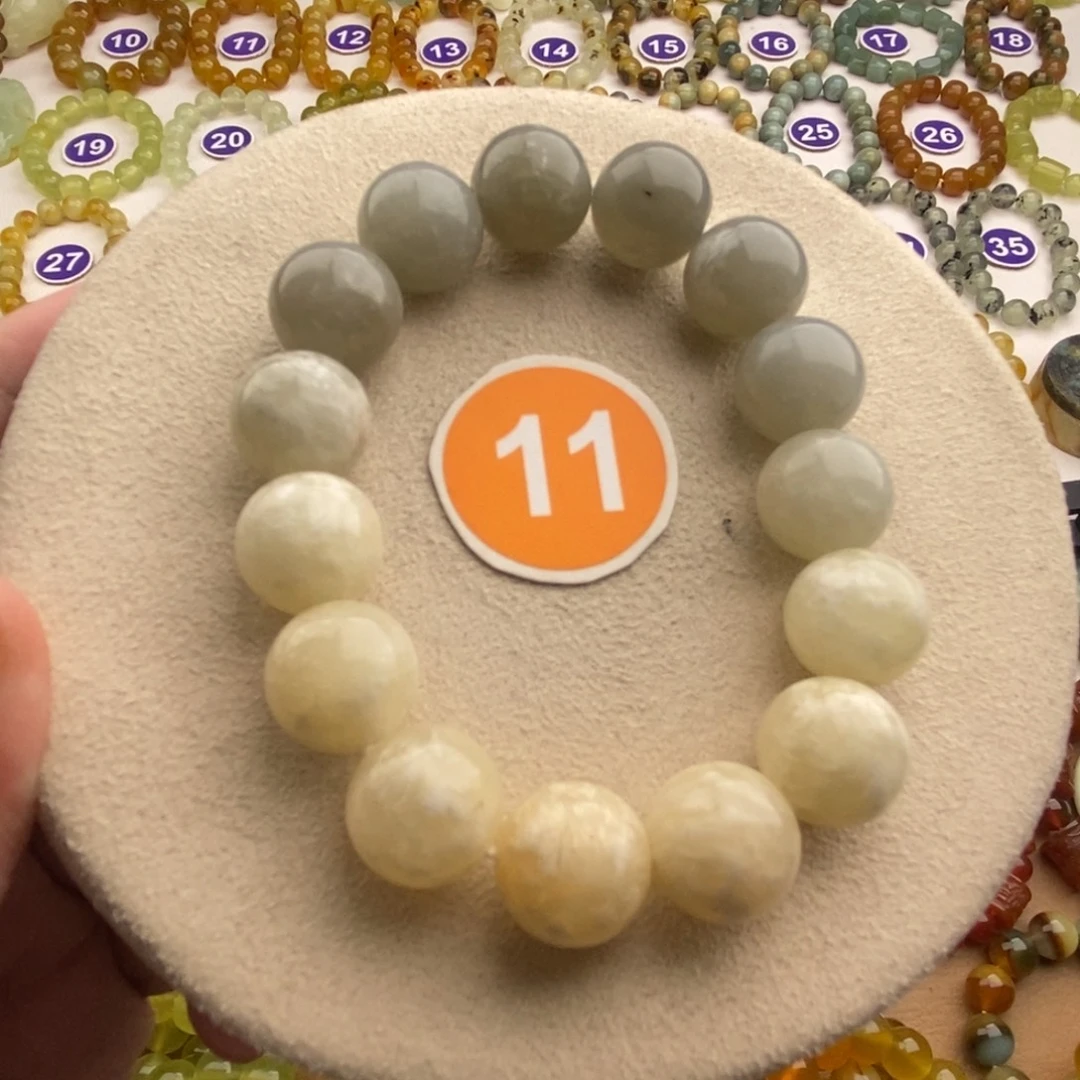 蛇纹石玉未镶嵌手串