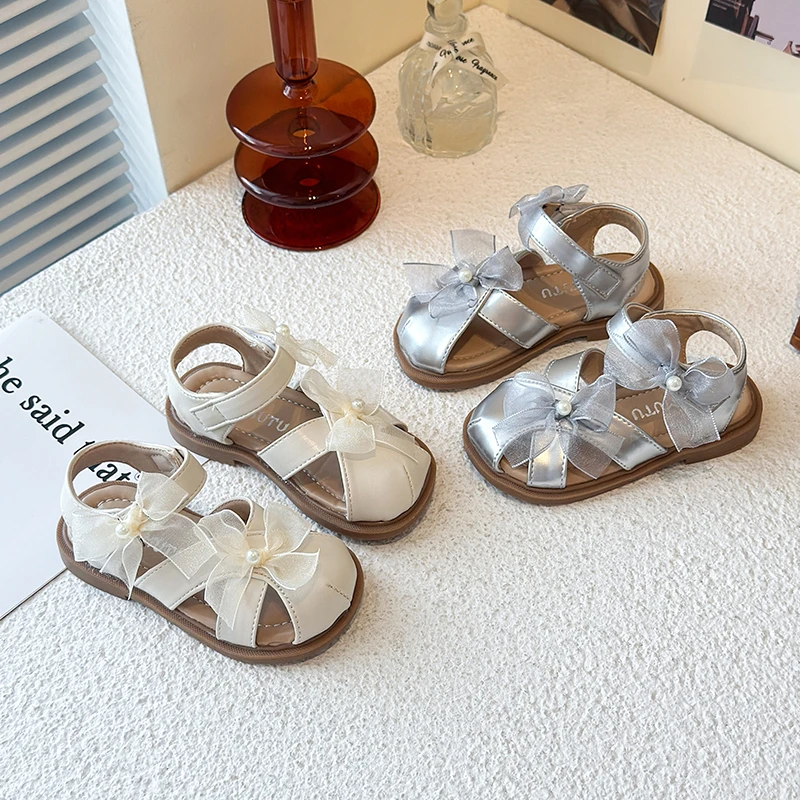 儿童包头凉鞋2025夏季编织女童中大童沙滩鞋A555