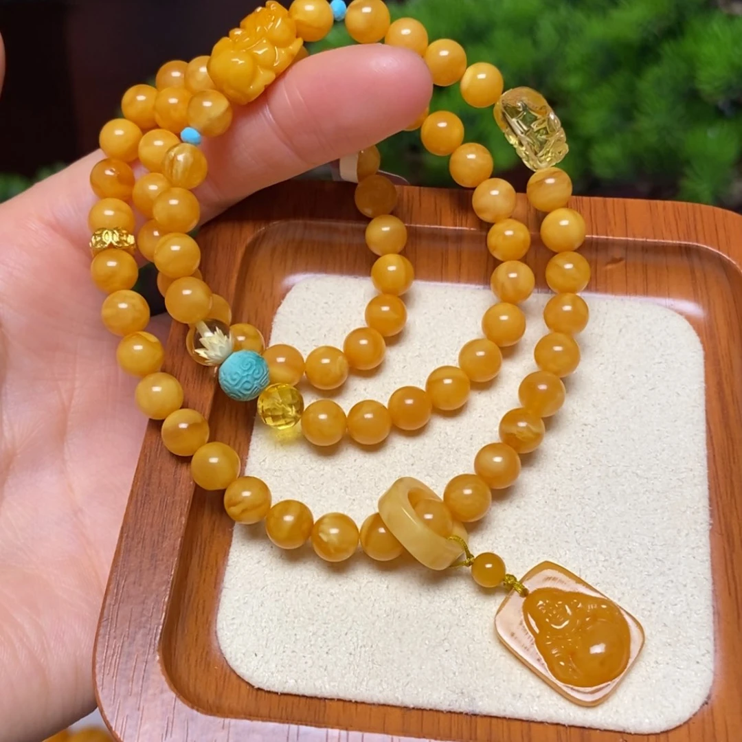 【闪购商品】未镶嵌蜜蜡手链手串