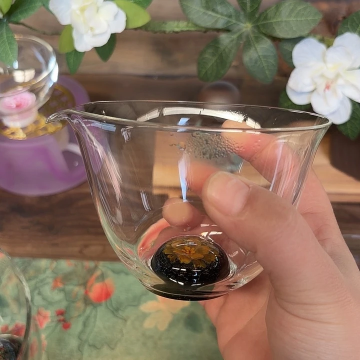 手工艺品玻璃玻璃茶器芙韵天剑香色