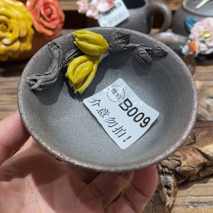 手工制作陶瓷茶具茶杯青蛙