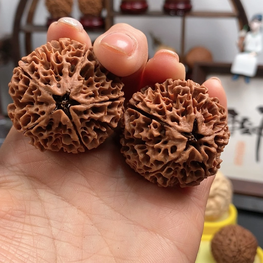 桃核把件五星上将金刚菩提