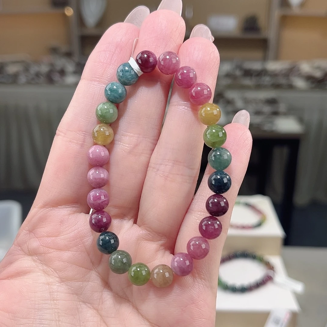 碧玺多样性发一件7m m未镶嵌