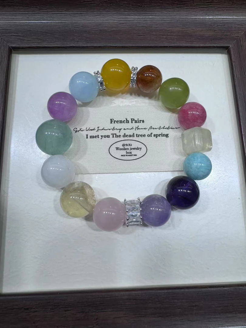 999天然水晶小多宝手链2号-多样性发其一【直播推荐】