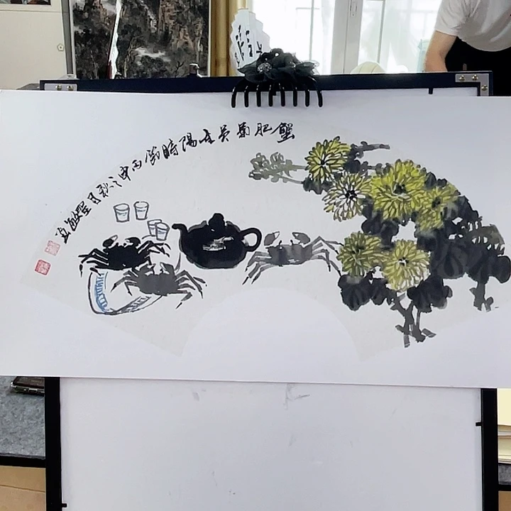 国画张圣敏先生纯手绘作品
