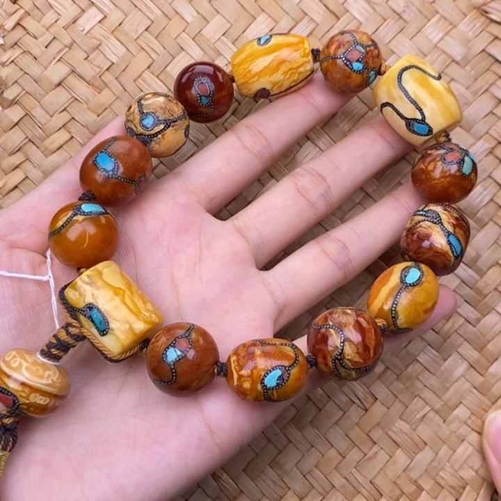 蜜蜡未镶嵌裸石蜜蜡M