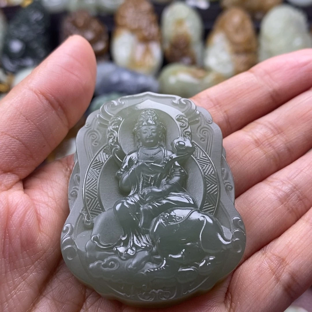 吊坠(不含链)未镶嵌和田玉（糖玉）
