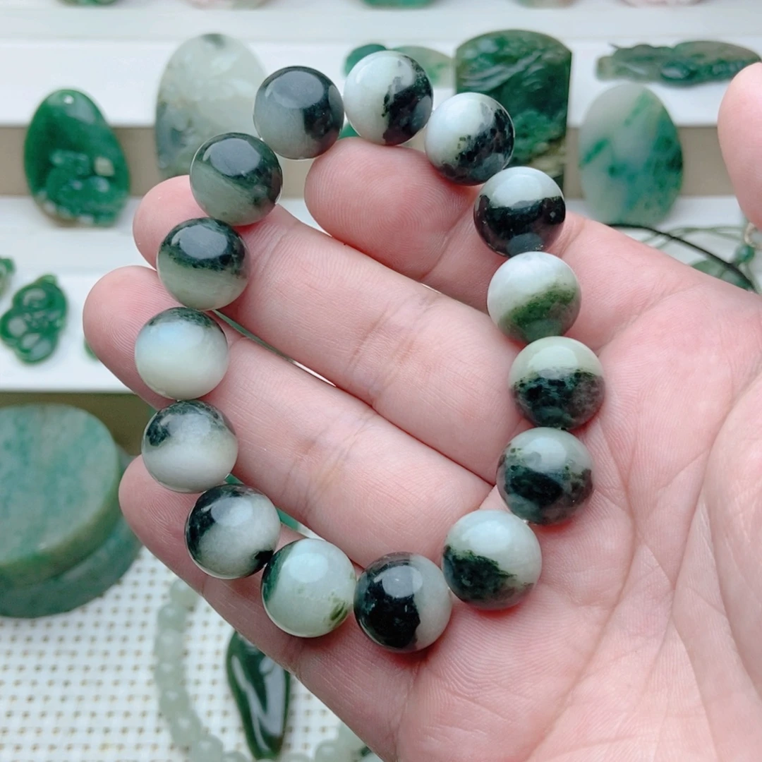 卍***卍独山玉未镶嵌手串