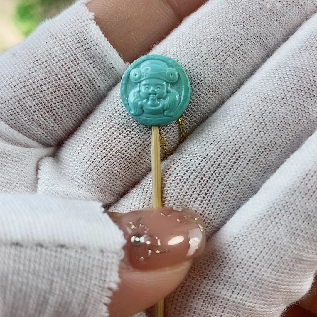 绿松石珠宝奇石未镶嵌