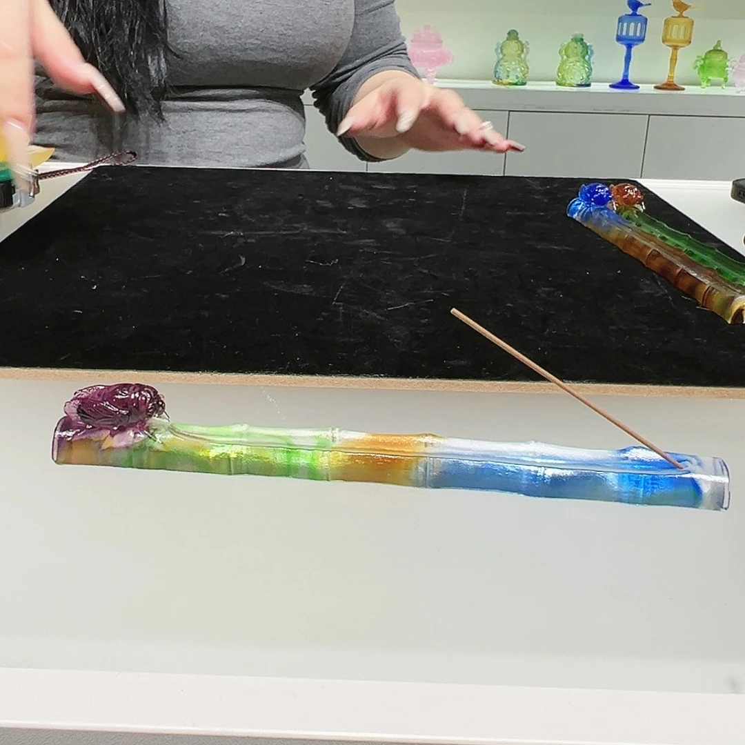 【闪购商品】手工艺品琉璃一鸣惊人香插