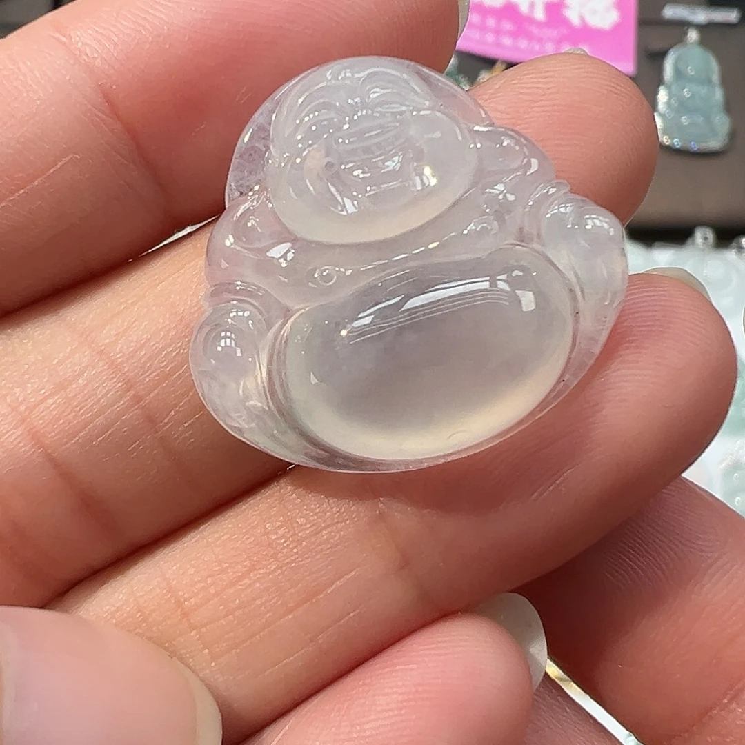 翡翠未镶嵌吊坠(不含链)佛公