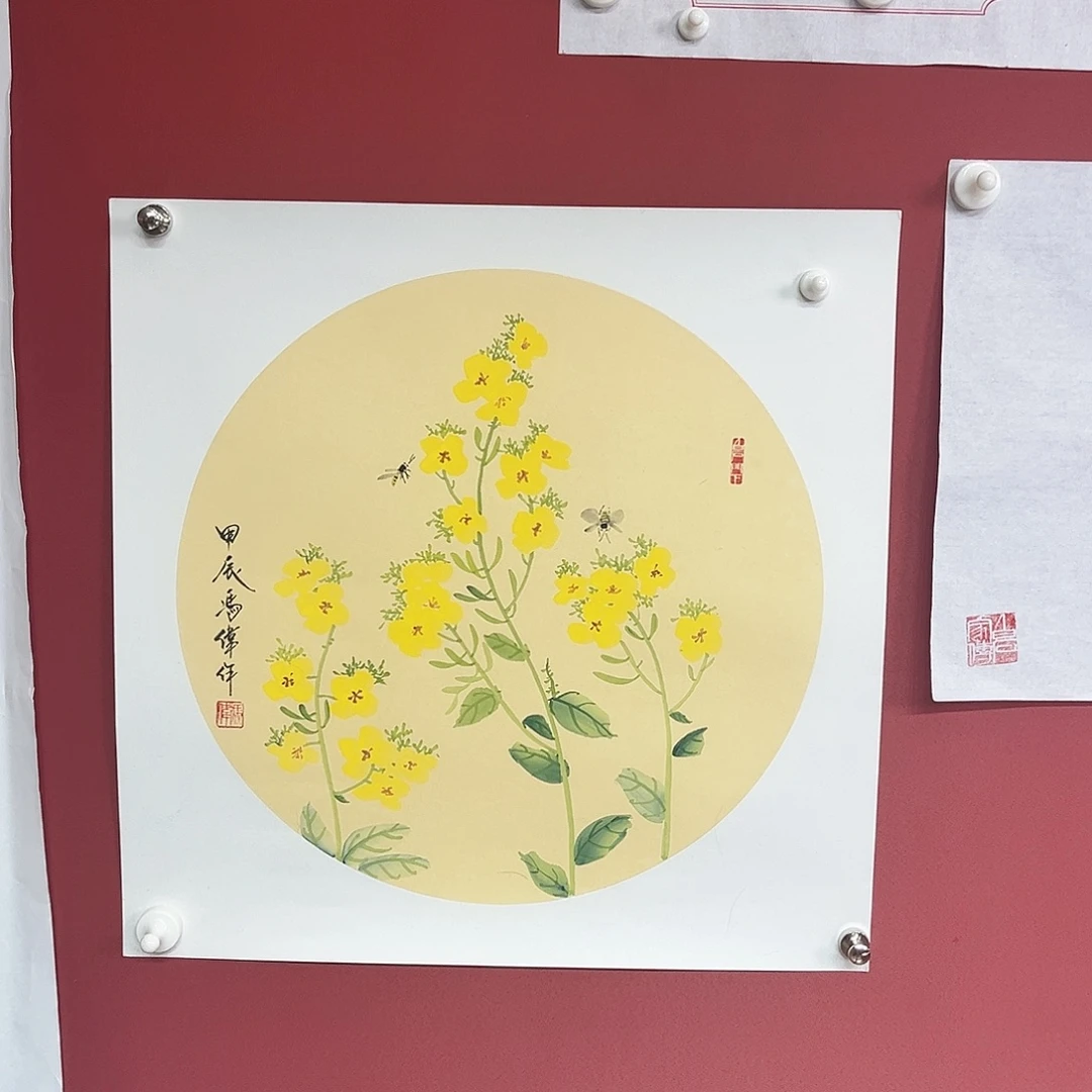 国画冯伟老师国画作品月