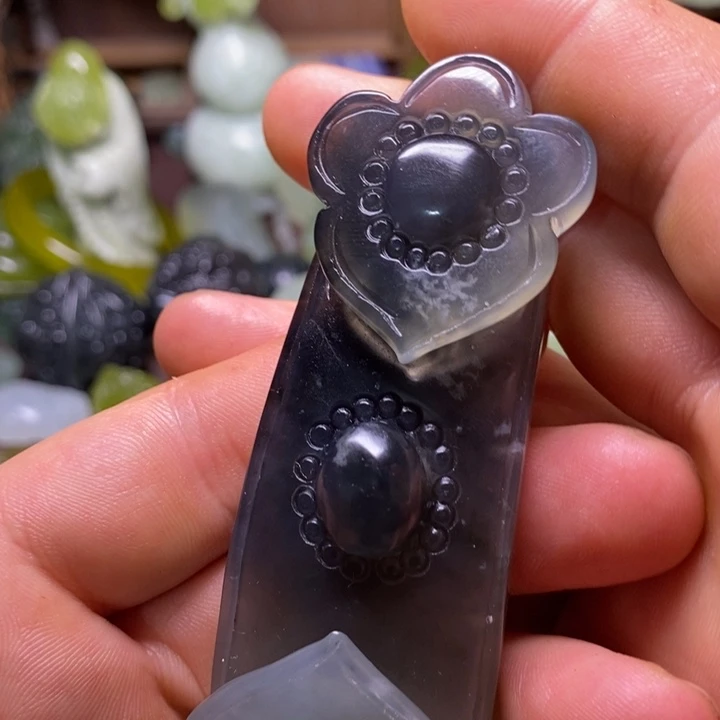 岫玉未镶嵌岫玉挂件