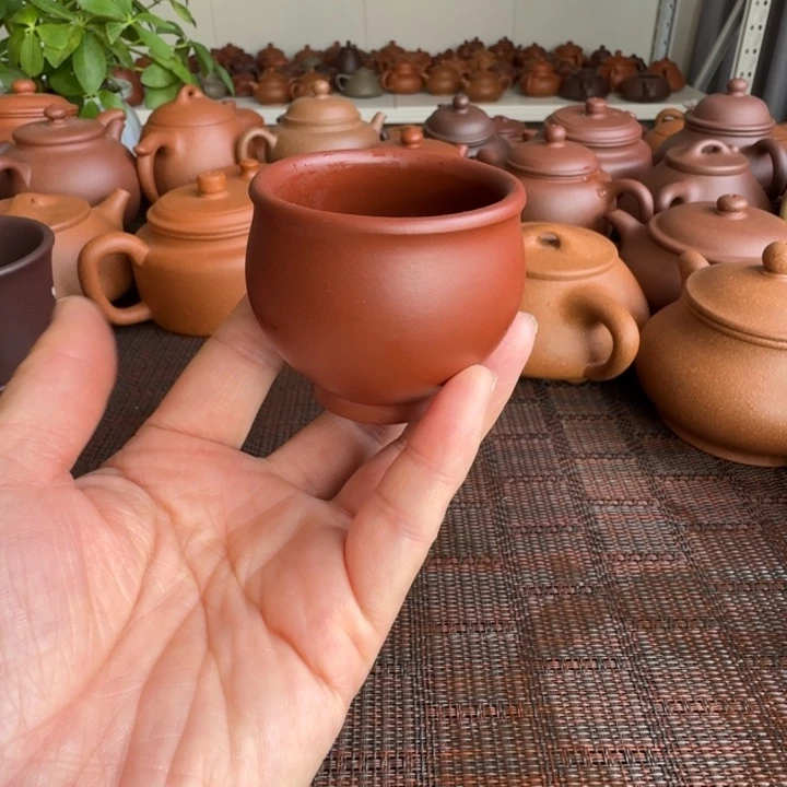茶杯紫砂紫泥杯子拍一发二70cc