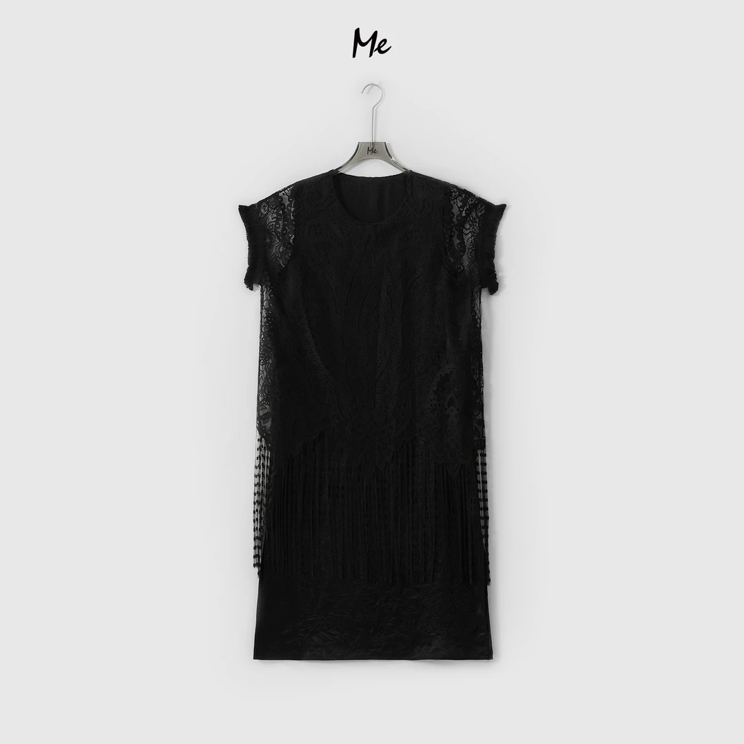 ME【佩斯利花蕾裙】100醋酸重工巨遮肉显瘦时尚休闲连衣裙MESS6574