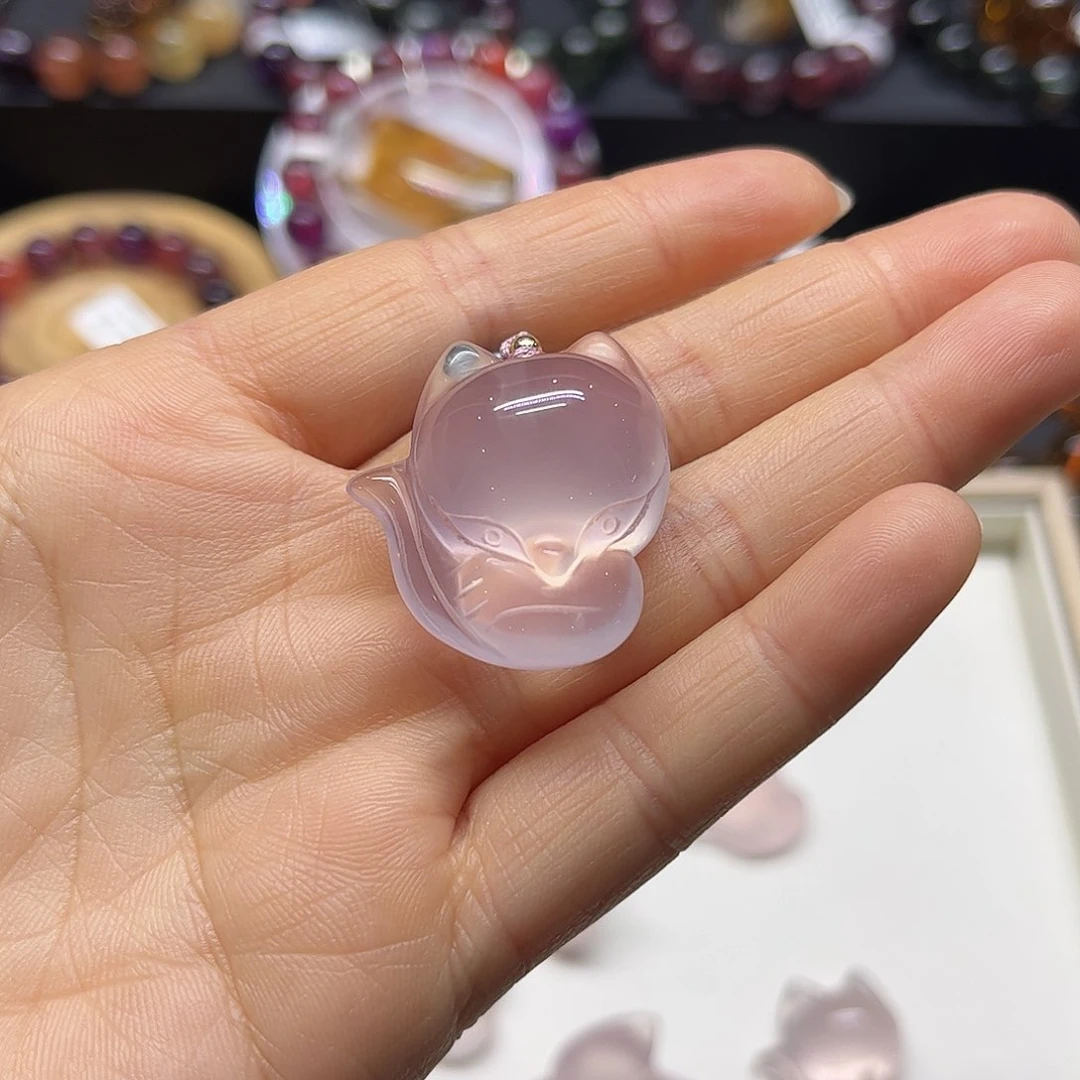 水晶颈饰未镶嵌小*子定制款