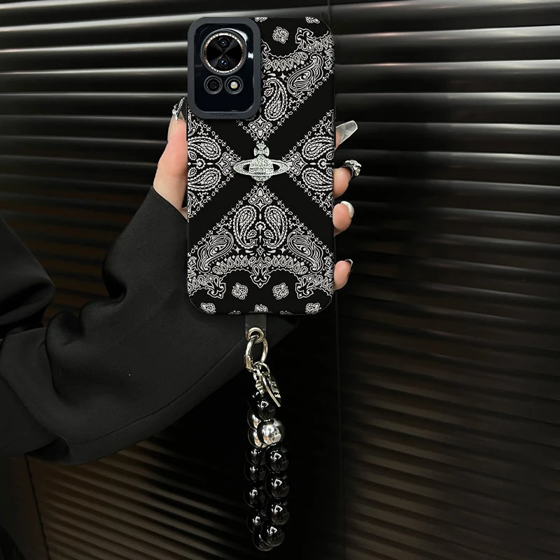 适用于【华为nova13】2025复古花纹ins风小羊皮网红防摔手机壳女款