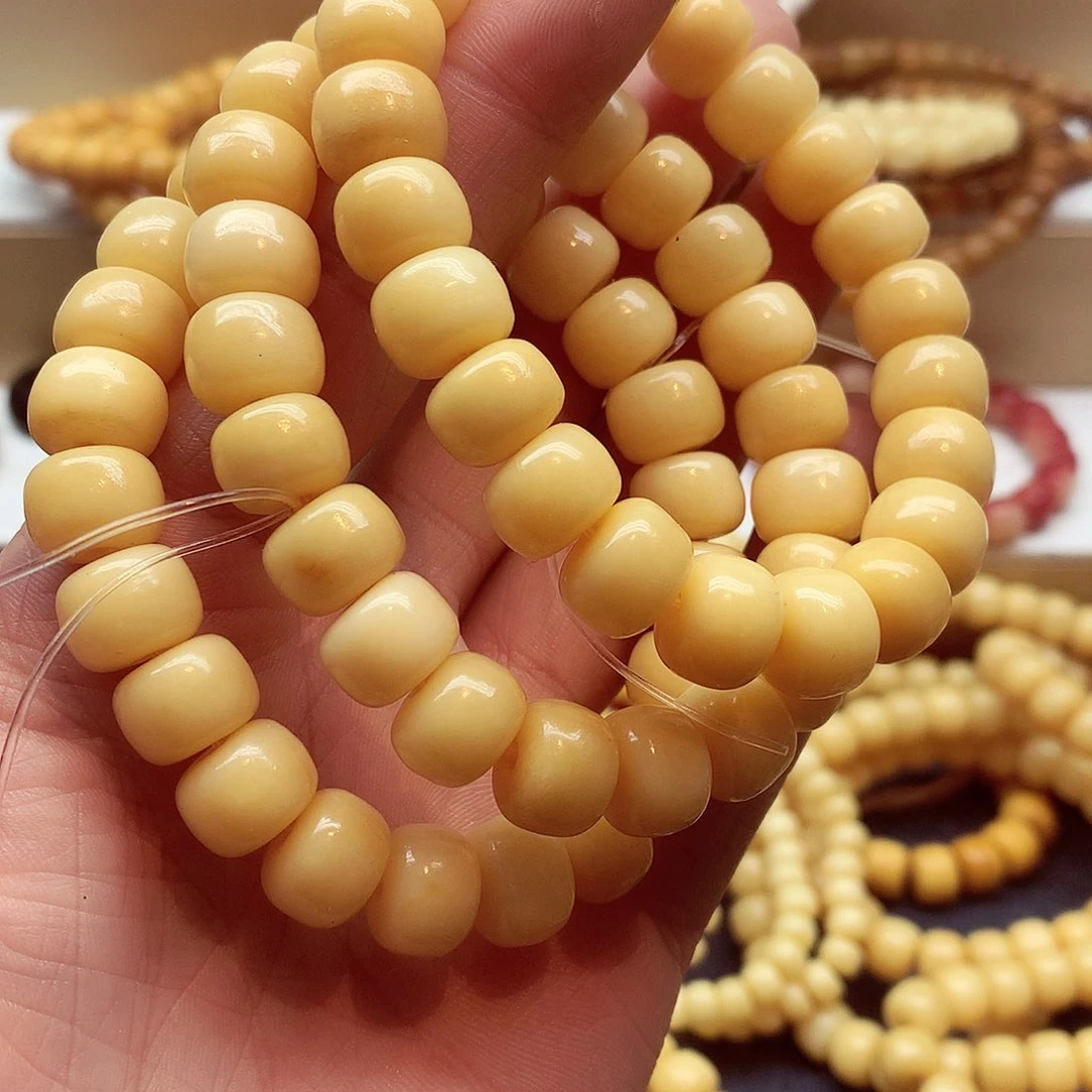 驼骨手串/手链1.2驼骨糯黄单圈