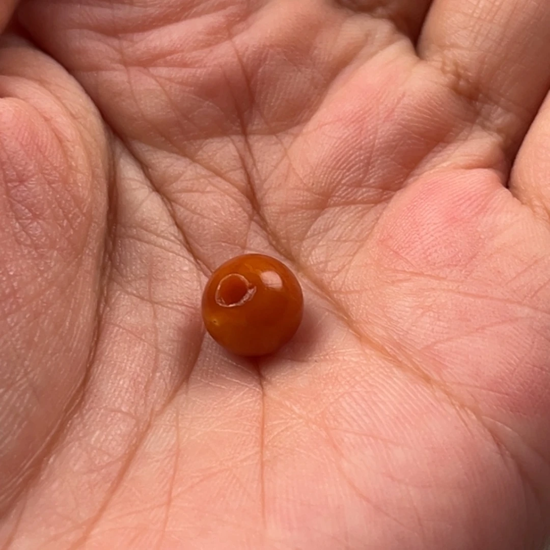 一***雨蜜蜡颈饰未镶嵌老蜜蜡