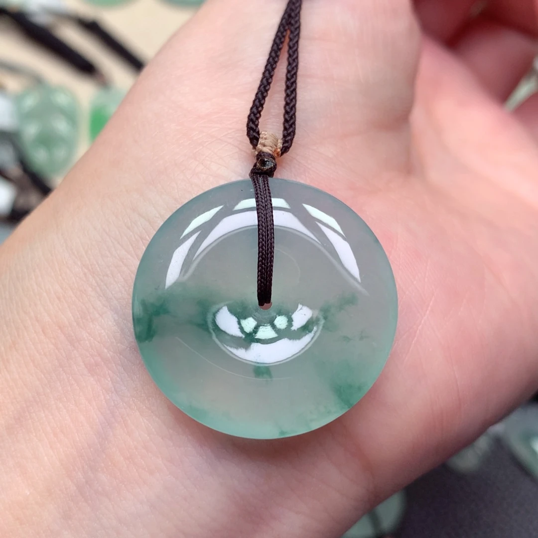 颈饰未镶嵌翡翠扣子