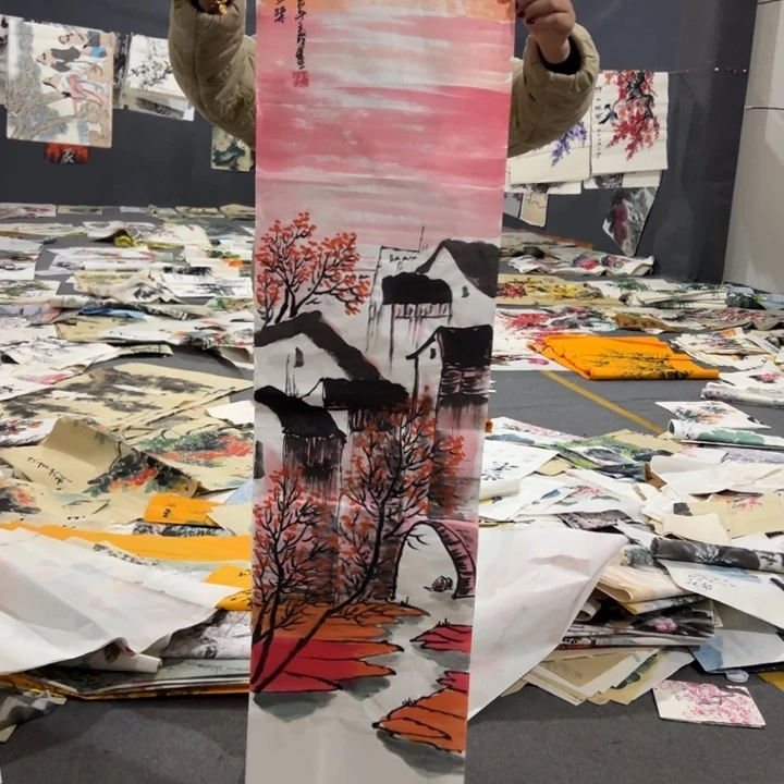 你好纯手绘画的画法图画的