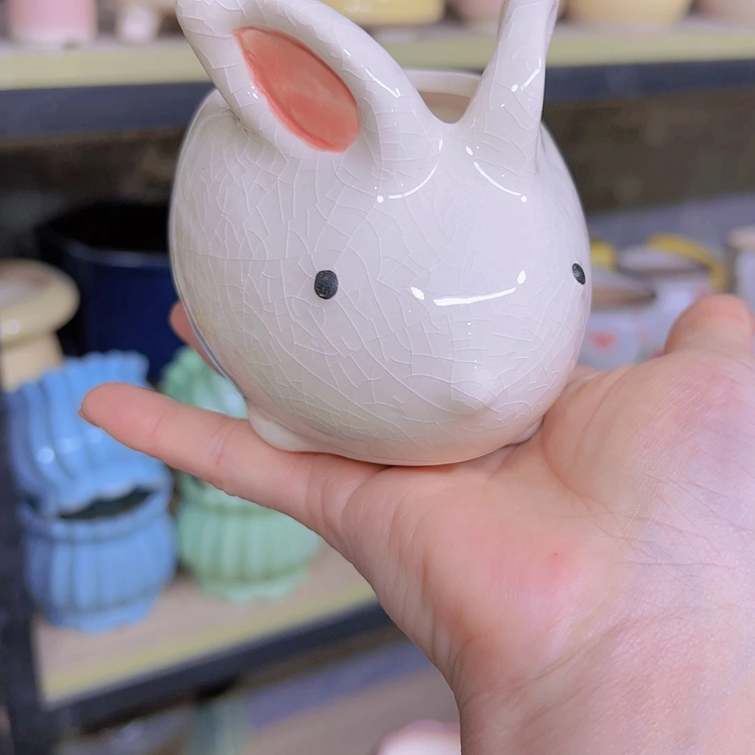 红陶陶瓷花盆当场满12包邮