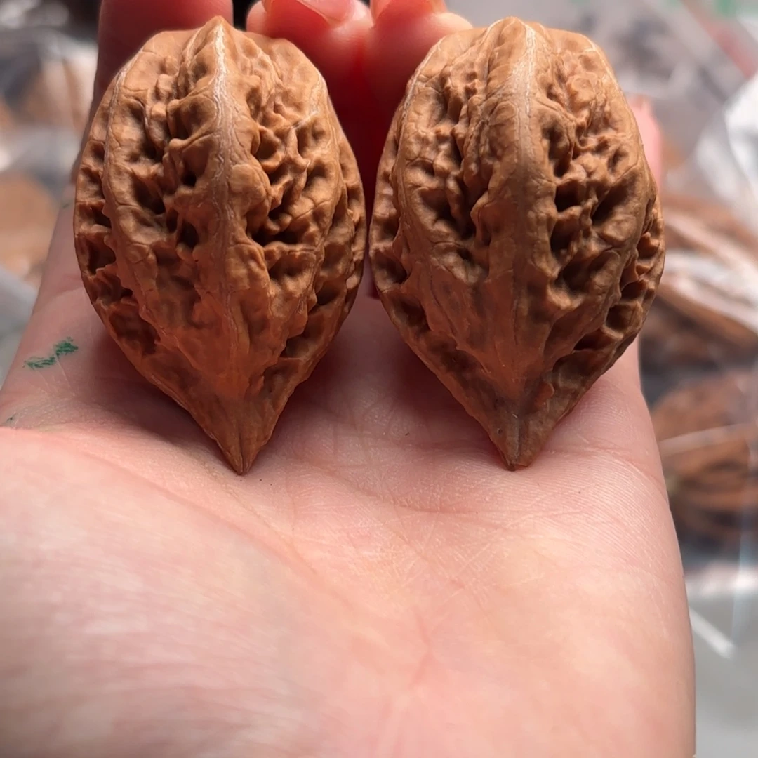 把件文玩核桃小蛙磕70