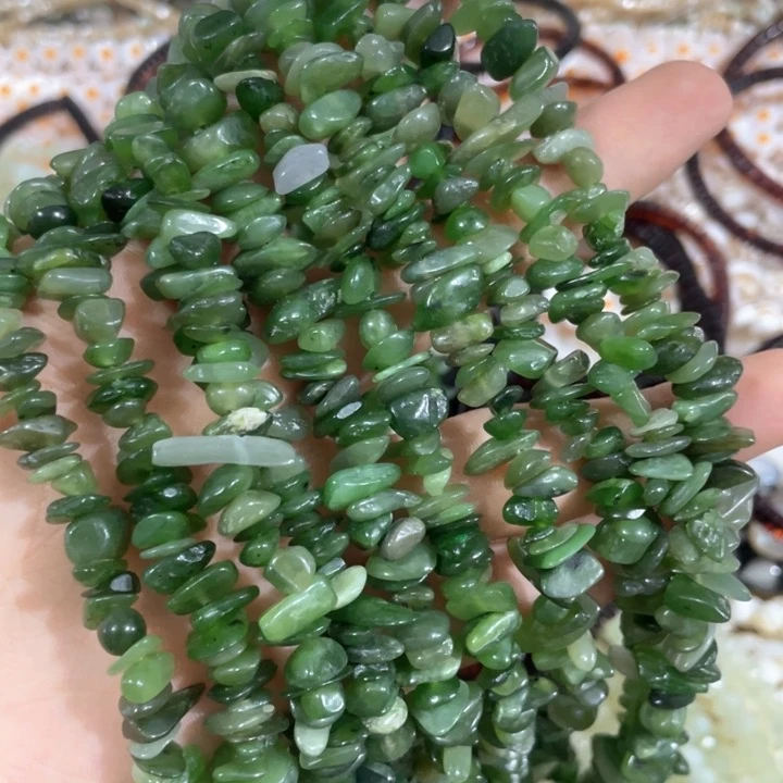 贝壳非金属一条绿色碎石80厘米