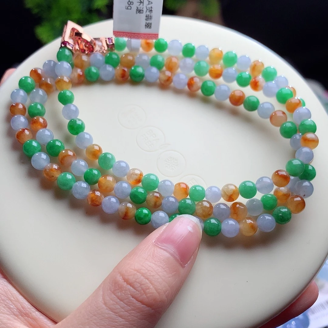 翡翠未镶嵌项链卡5.2