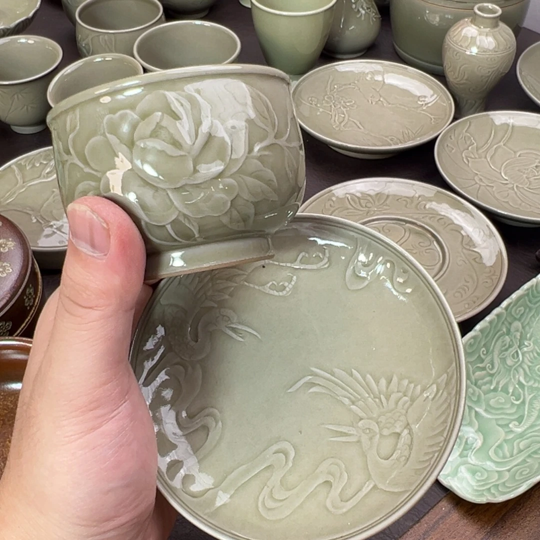 青瓷茶器青瓷茶器微瑕