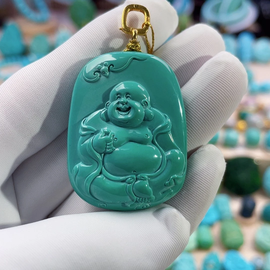 绿松石珠宝奇石未镶嵌