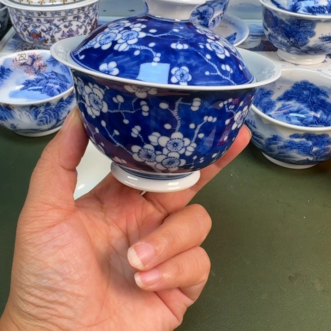 景德镇纯手绘茶具圆圆270