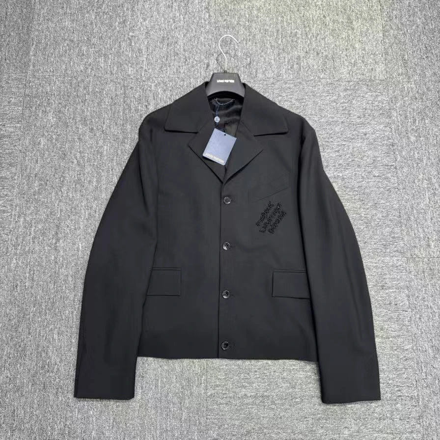 全新未使用 LouisVuitton/路易威登 水钻刺绣西装夹克/52码/11732