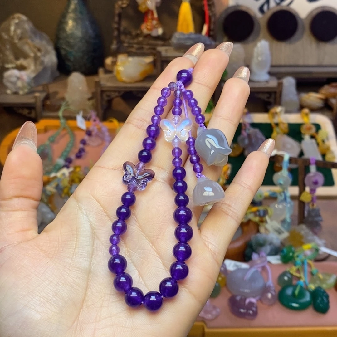 玛瑙/玉髓未镶嵌车挂挂件