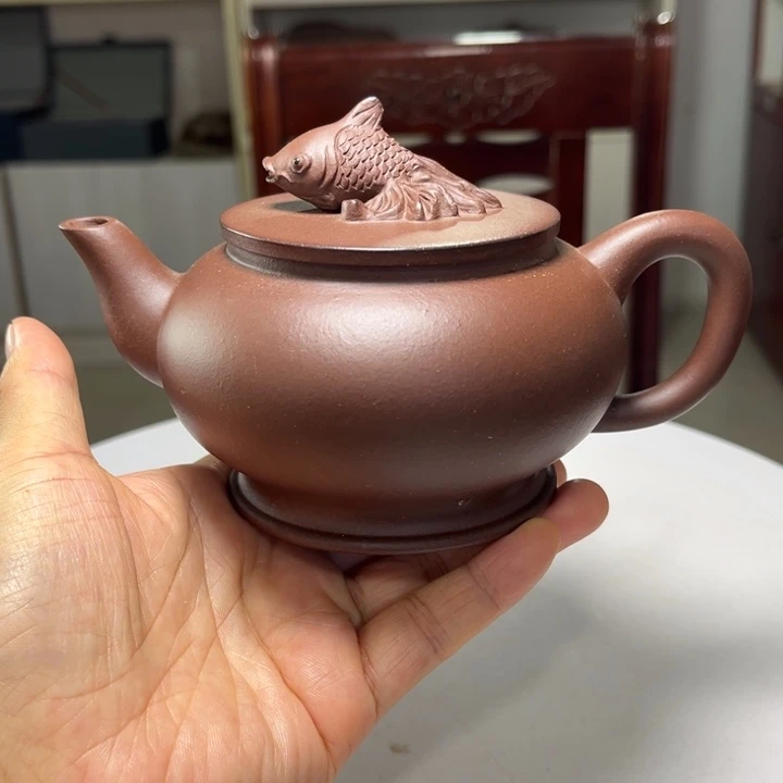 茶壶紫砂紫砂花茶