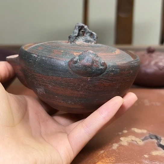原矿手工盖碗紫砂茶具