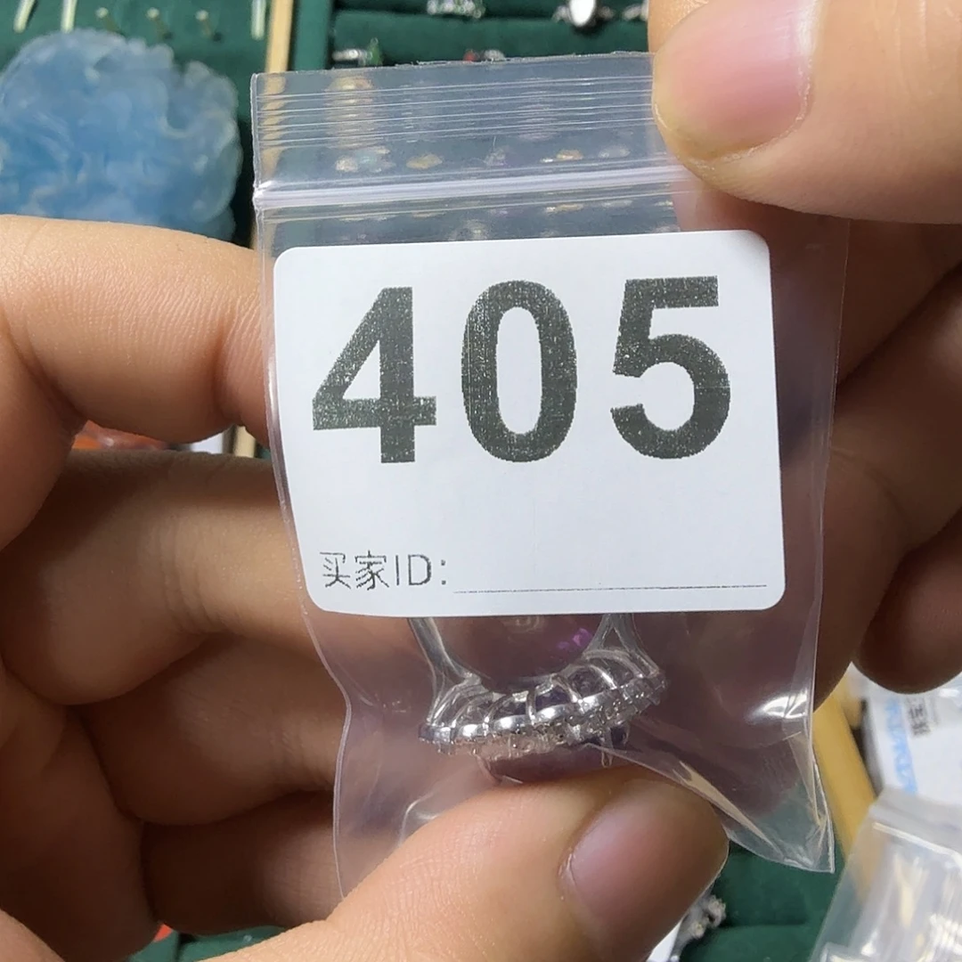 楠***n银S925镶嵌紫晶戒指